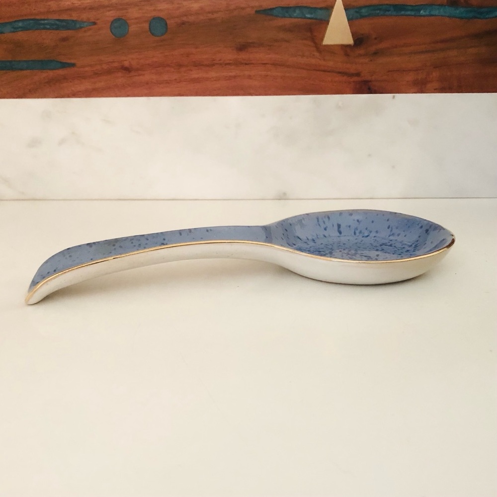 Brand New Anthropologie Reactive Glaze Spoon Rest